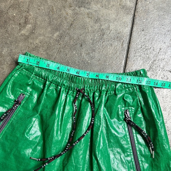 NWT 1,185$ Andreas Kronthaler Linen Plastic Like Pants Green - Picture 5 of 16